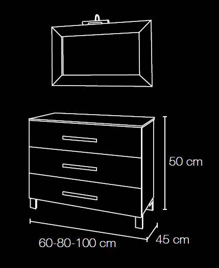 Conjunto Mueble de bao Atris