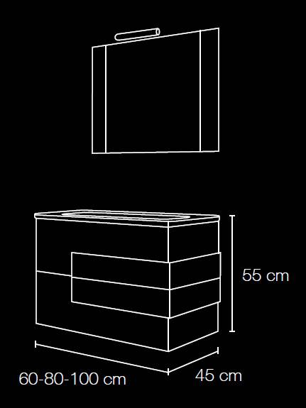 Conjunto Mueble de bao Leo