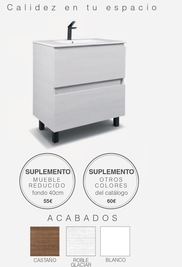 Conjunto Mueble de bao Liba