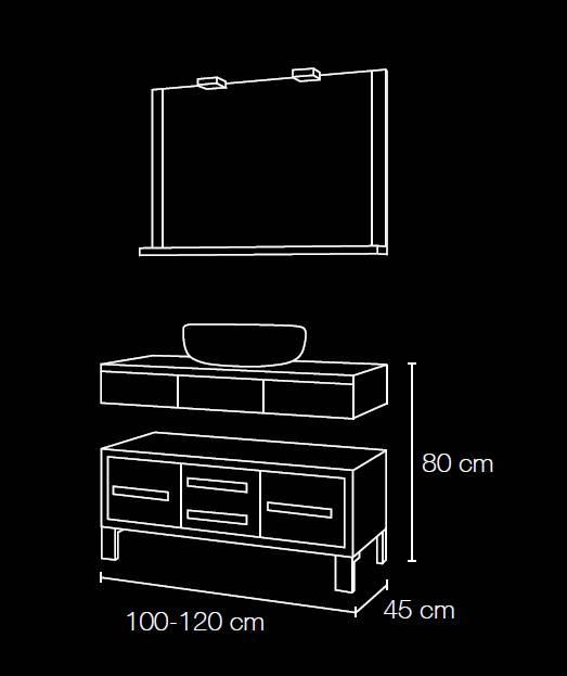 Conjunto Mueble de bao Zenit